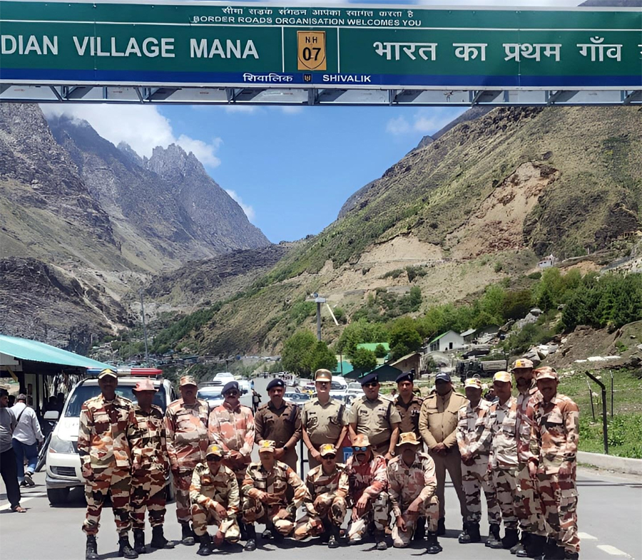 आईटीबीपी के जवानों का बढ़ाया मनोबल