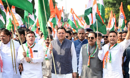 ऑपरेशन सिंदूर की ऐतिहासिक विजय को समर्पित रही तिरंगा शौर्य सम्मान यात्रा
