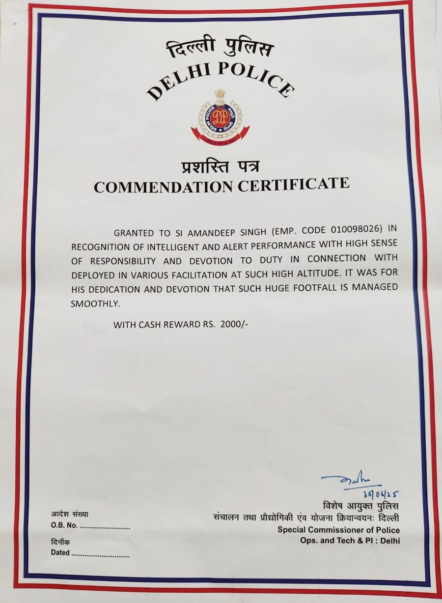 उत्कृष्ट ड्यूटी का सम्मान : हेमकुंड साहिब यात्रा में पुलिस की सराहना