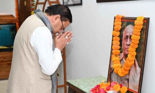 सीएम धामी ने सरदार वल्लभभाई पटेल की पुण्यतिथि पर अर्पित की श्रद्धांजलि