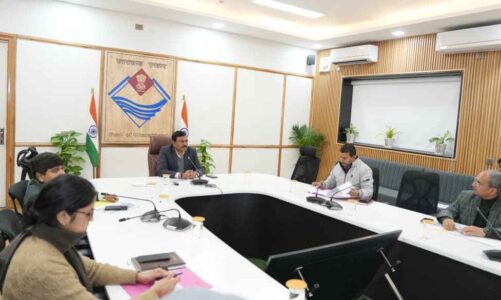 लखवाड़ बहुद्देश्यीय परियोजना की प्रगति की समीक्षा, मुख्य सचिव आनंद बर्द्धन ने दिए तेज़ी के निर्देश