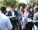 गंगा की पवित्रता से समझौता नहीं, डीएम ने चन्द्रेश्वर नाला क्षेत्र का किया स्थलीय निरीक्षण