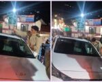 मसूरी में फर्जी वीआईपी कल्चर पर पुलिस की कार्रवाई, हूटर-बत्ती लगी लग्जरी कार सीज