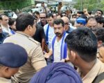 केतन हत्याकांड: हरिद्वार में रोके गए सांसद चंद्रशेखर, शंकराचार्य चौक पर धरना