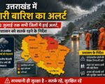 उत्तराखंड में भारी बारिश का अलर्ट: 22 जुलाई तक सभी जिलों में हाई अलर्ट, प्रशासन को सतर्क रहने के निर्देश