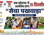 04 से 18 जुलाई तक प्रदेशभर में आयोजित होगा 15 दिवसीय “सेवा पखवाड़ा”