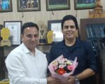 फिल्म अभिनेता अमन वर्मा ने की फिल्म विकास परिषद के नोडल अधिकारी से भेंट
