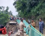 मसूरी-देहरादून मार्ग पर फिर भूस्खलन, यातायात ठप