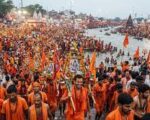हरिद्वार में डाक कांवड़ का सैलाब, 3.19 करोड़ से अधिक शिवभक्त गंगाजल लेकर रवाना